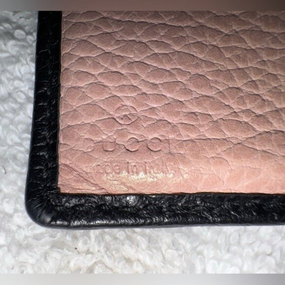 GUCCI MARMONT Bow GG Black Leather BI-FOLD WALLET - Picture 14 of 15